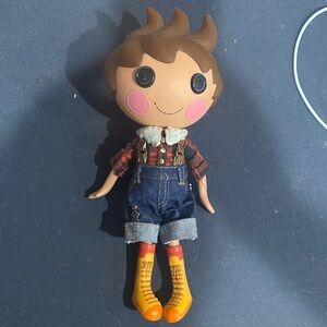 Plaid Shirt Doll with Orange Boots